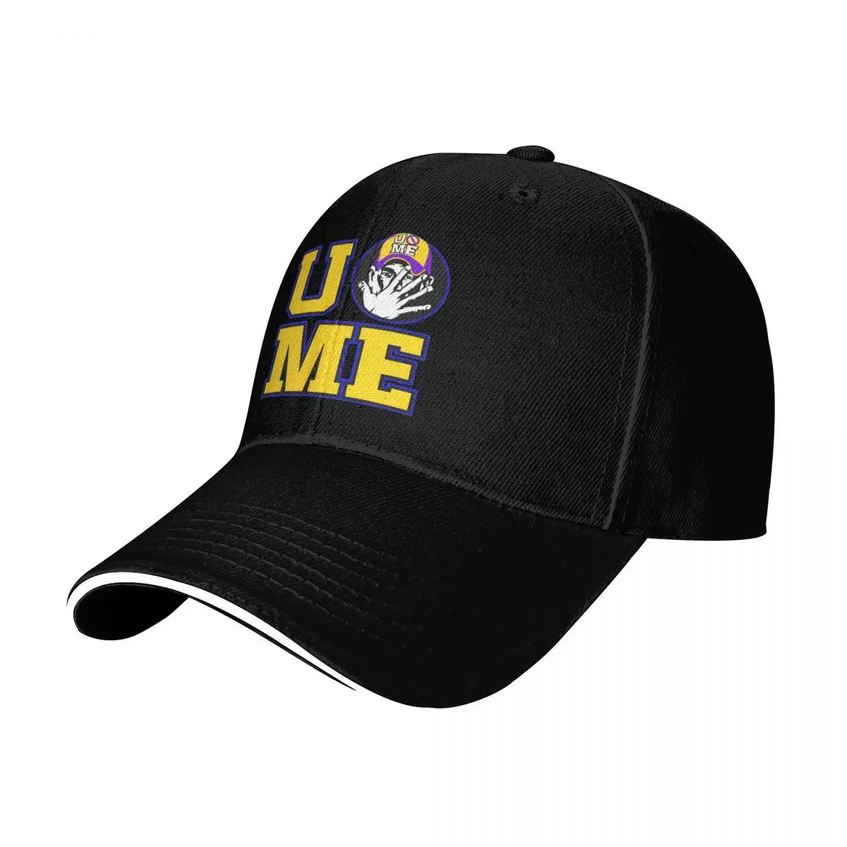 Yellow Wrestling Cena John White Custom Baseball Caps For Mens Unisex Male Beach Sunscreen Hat Snapback Cap