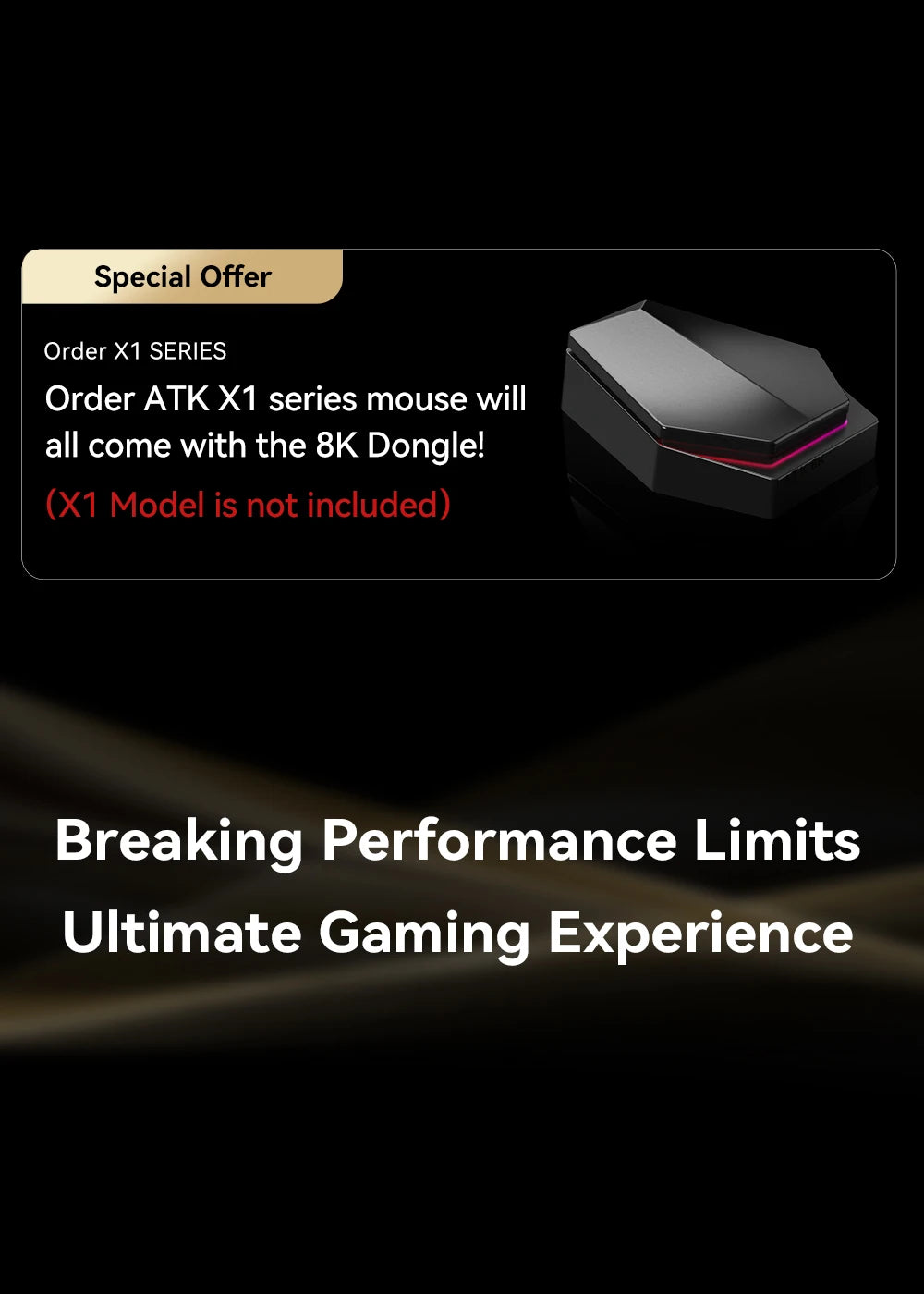 ATK X1 Series Wireless Bluetooth Mouse Paw3950/Ultra 8k Lightweight 49g Three Mode Mouse FPS Gamer Mouse Custom Gift