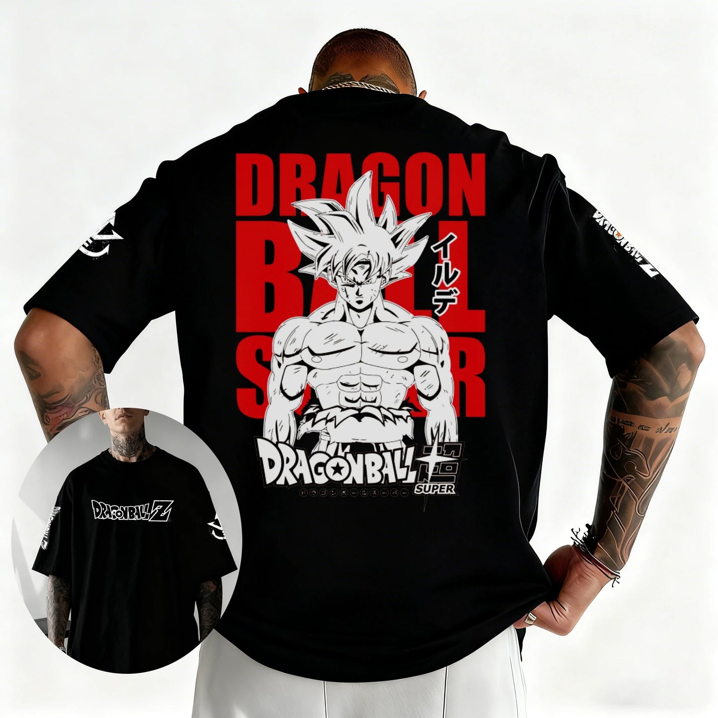 Dragon Ball Japanese Anime Printed Men's T-Shirt Majin Buu Boys Children Harajuku Short Sleeve Kids Goku T-shirt Summer Clothing