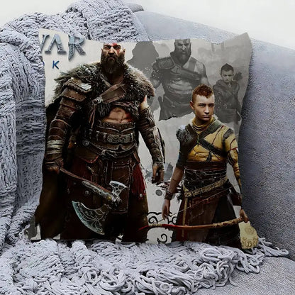 God Of War Video Game Pillow Gift Home Office Decoration Pillow Bedroom Sofa Car Cushion CoverPillow Case