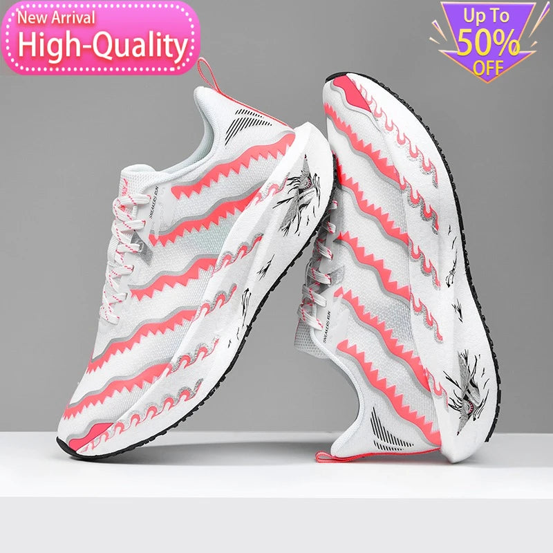 Chaussures de sport d'été pour homme et femme, légères, pour le marathon, respirantes, protégeant les pieds, idéales pour la marche