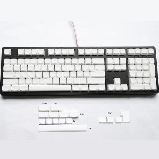 NPKC Blank XDA Keycaps Planck Preonic 61 75 87 108 Keyset Thick PBT Material for Cherry MX Mechanical Keyboard