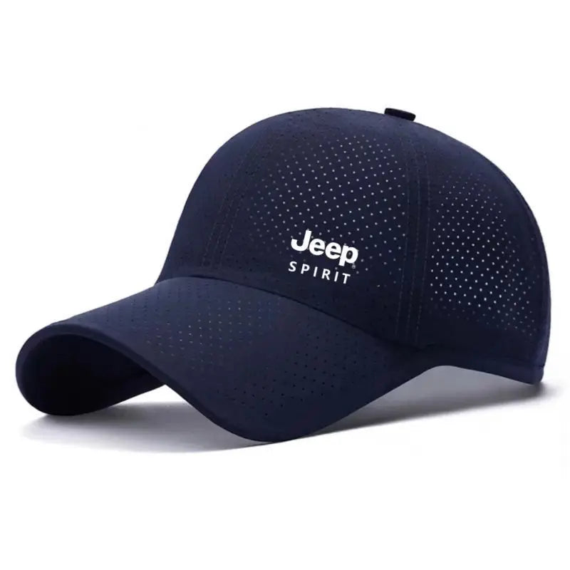 JEEP Spirit Quick drying Sports Hat Men's and Women's Duck billed Hat Spring/Summer Baseball Hat Breathable Sunscreen Hat
