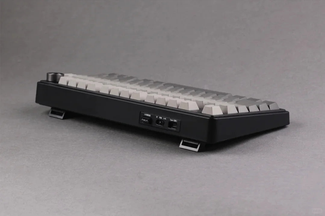 AULA F75 Pro kabellose mechanische Gaming-Tastatur mit Gasket-Mount, RGB, anpassbar, 75-%-Layout und seitlich gravierten PBT-Tastenkappen