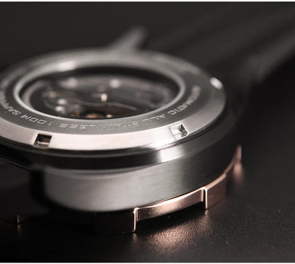 Yelang V1024 Men Brand Watches 44mm Japan miyota 82S7 Automatic Mechanical movement Luminous Men 100m Waterproof Watch business
