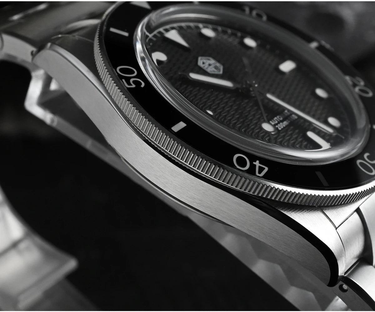 San Martin Official 39mm Guilloche MOP Dial Miyota 90S5 Sport Watch Automatic Mechanical Sapphire Bezel 20 ATM Luminous SN0151