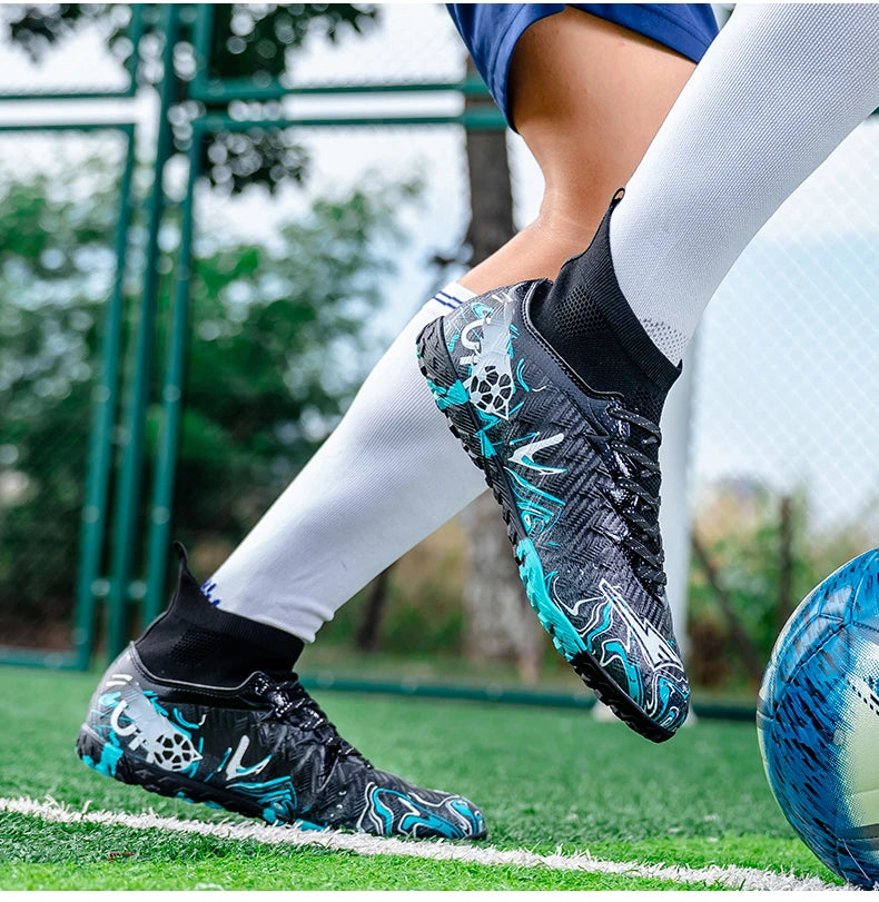 Professionella fotbollsskor för män, halkfria fotbollsskor, unisex, andningsbara, futsal, sport, nya fotbollsskor, dropshipping, ultralätta