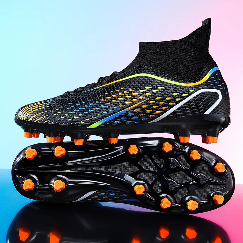 Chaussures de football pour homme - Chaussures de futsal de haute qualité - Crampons unisexes - Chaussures ultralégères pour femme - Chaussures de sport professionnelles TF/FG