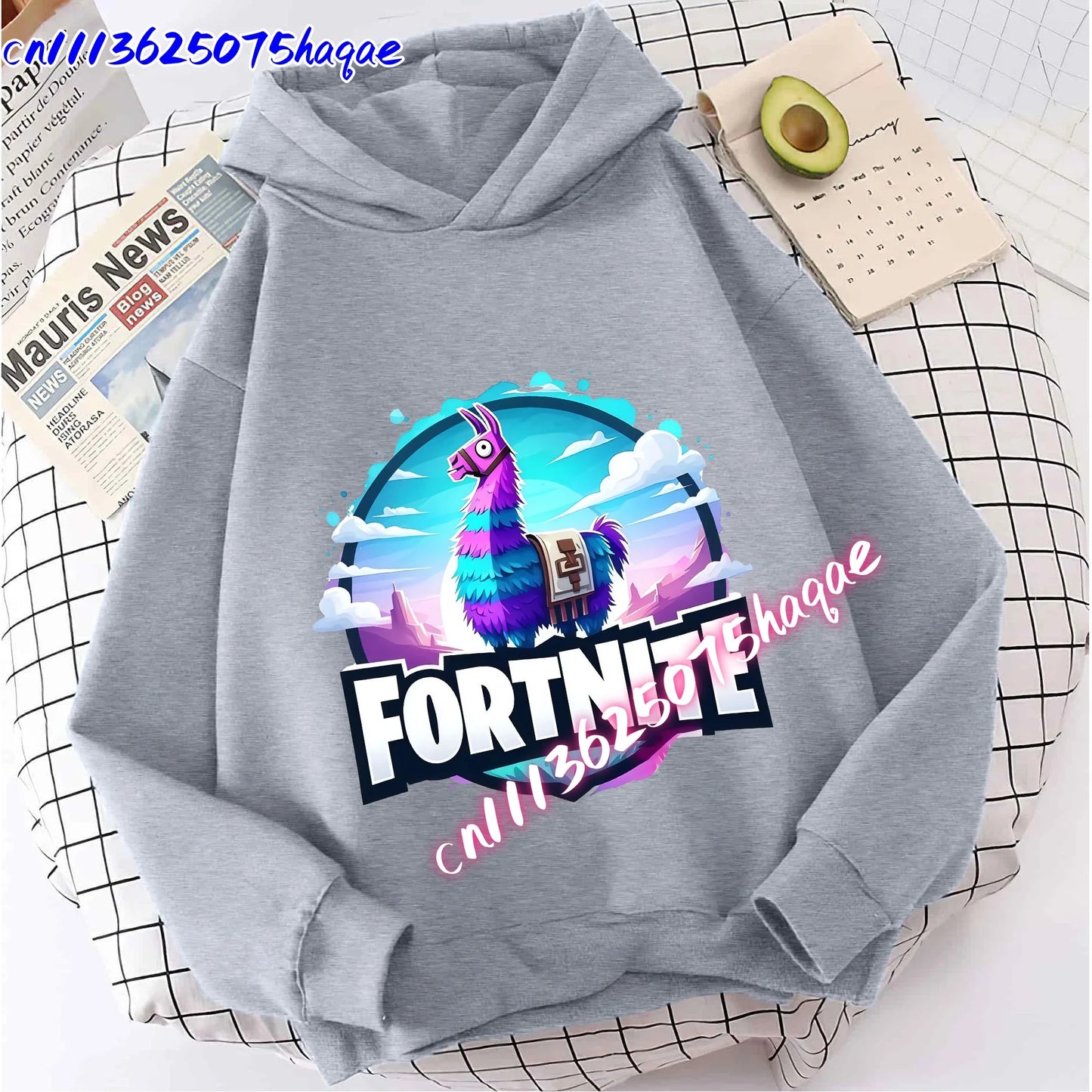 New Fortnites Kids Sweatshirts Cartoon Game Character Printed Hoodie Autumn Casuals Children Tops Winter Baby Boys Clothing