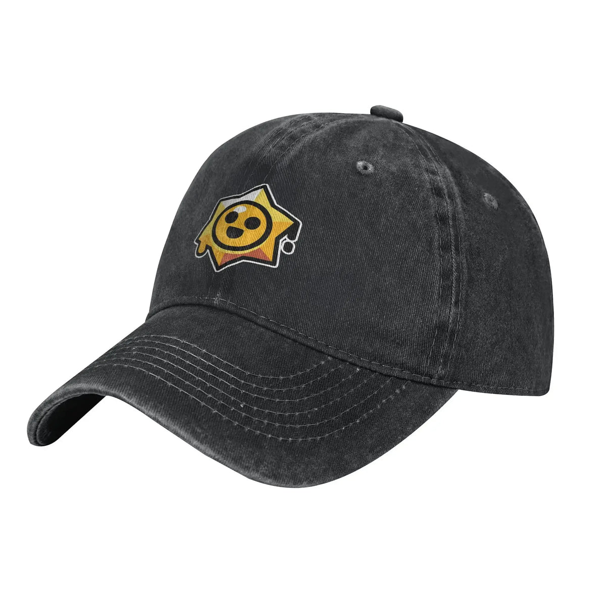 Player B-Brawls baseballkasketter, retro, distressed, vasket, solkasket, unisex-stil, udendørs, løb, golf, justerbare kasketter