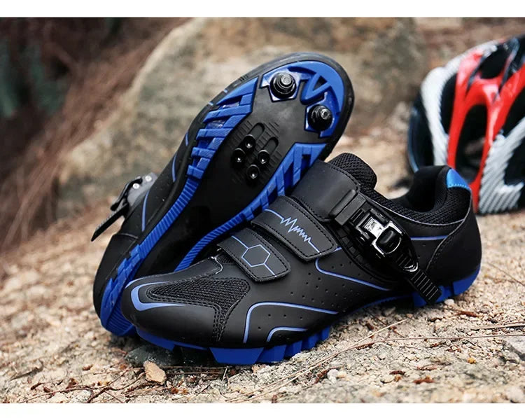 Unisex fietsschoenen met harde zool – 4-seizoenen racefietsschoenen met klikpedalen voor MTB en buitensporten