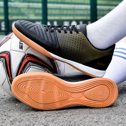 Chaussures de futsal pour homme - Chaussures de futsal professionnelles - Chaussures de football antidérapantes pour homme - Chaussures de football d'origine pour terrain dur - Chuteira Society Futebol