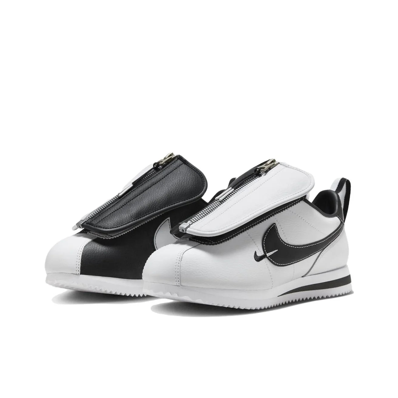 POIZON Nike Cortez Yin And Yang Shroud White Black Women's