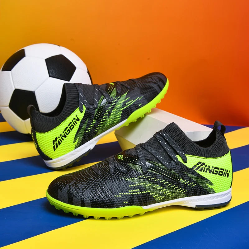Turf voetbalschoenen Professionele voetbalschoenen voor heren Ademende mesh Jeugdvoetbalschoenen Antislip herensneakers Society Chuteira