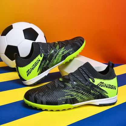 Turf voetbalschoenen Professionele voetbalschoenen voor heren Ademende mesh Jeugdvoetbalschoenen Antislip herensneakers Society Chuteira