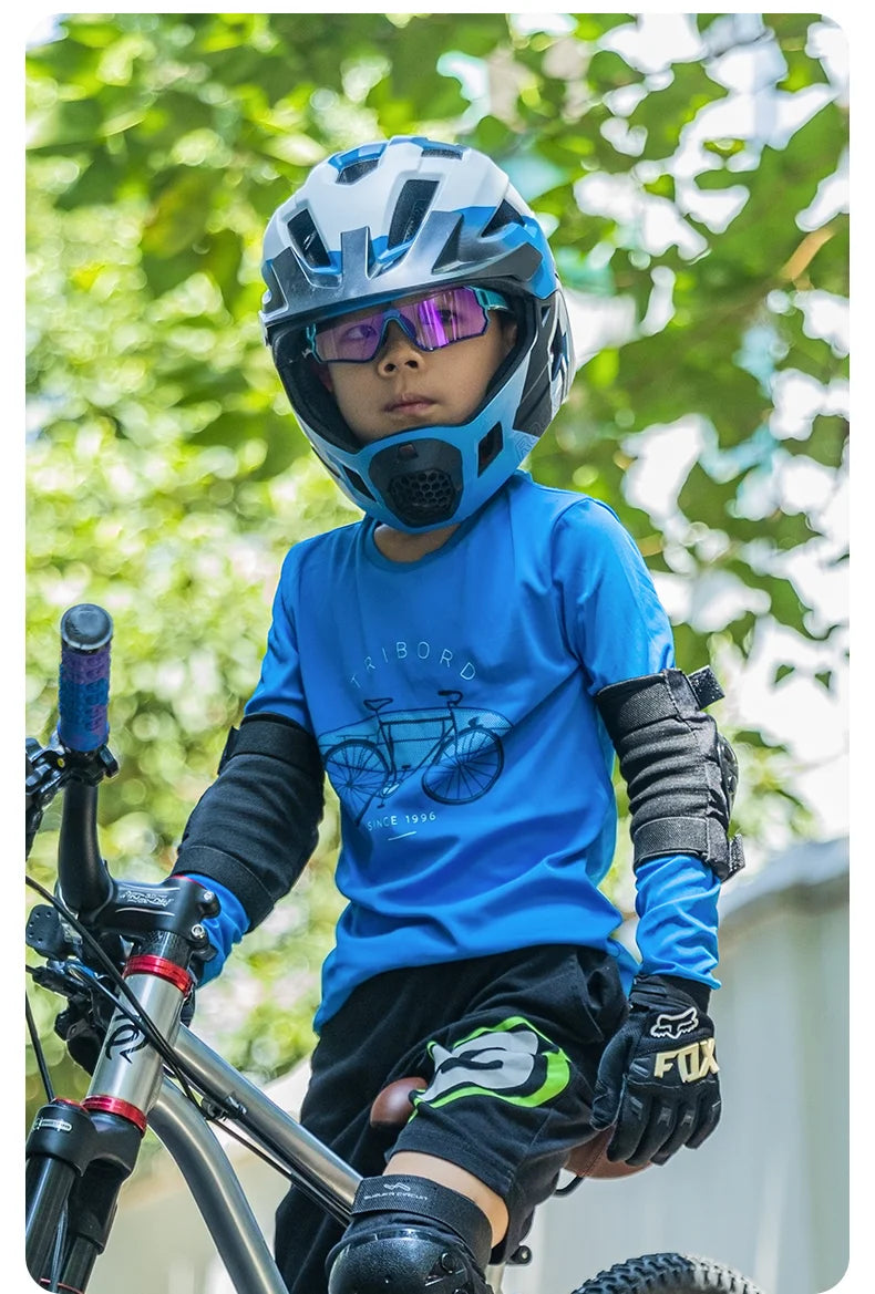 ROCKBROS Dětské polarizované fotochromatické cyklistické brýle s ochranou UV400, sluneční brýle pro outdoorové sporty, dětské brýle na horská kola (MTB)