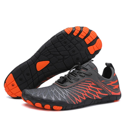 Men's Water Shoes and Women's Beach Barefoot Aqua Shoes, Quick-Dry Swimming, Wading Sports Sneakers for Upstream Boating, Fishing, Surfing