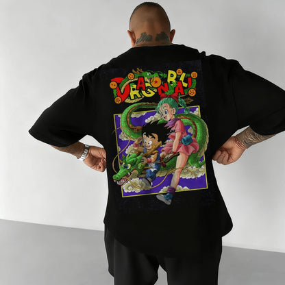 Dragon Ball Japanese Anime Printed Men's T-Shirt Majin Buu Boys Children Harajuku Short Sleeve Kids Goku T-shirt Summer Clothing