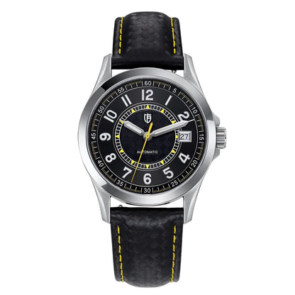 BERNY Automatic Mechanical Watches for Men 38mm Super Luminous PT5000 ST2130 High Precision Luxury Sapphire Wristwatch Easy Read