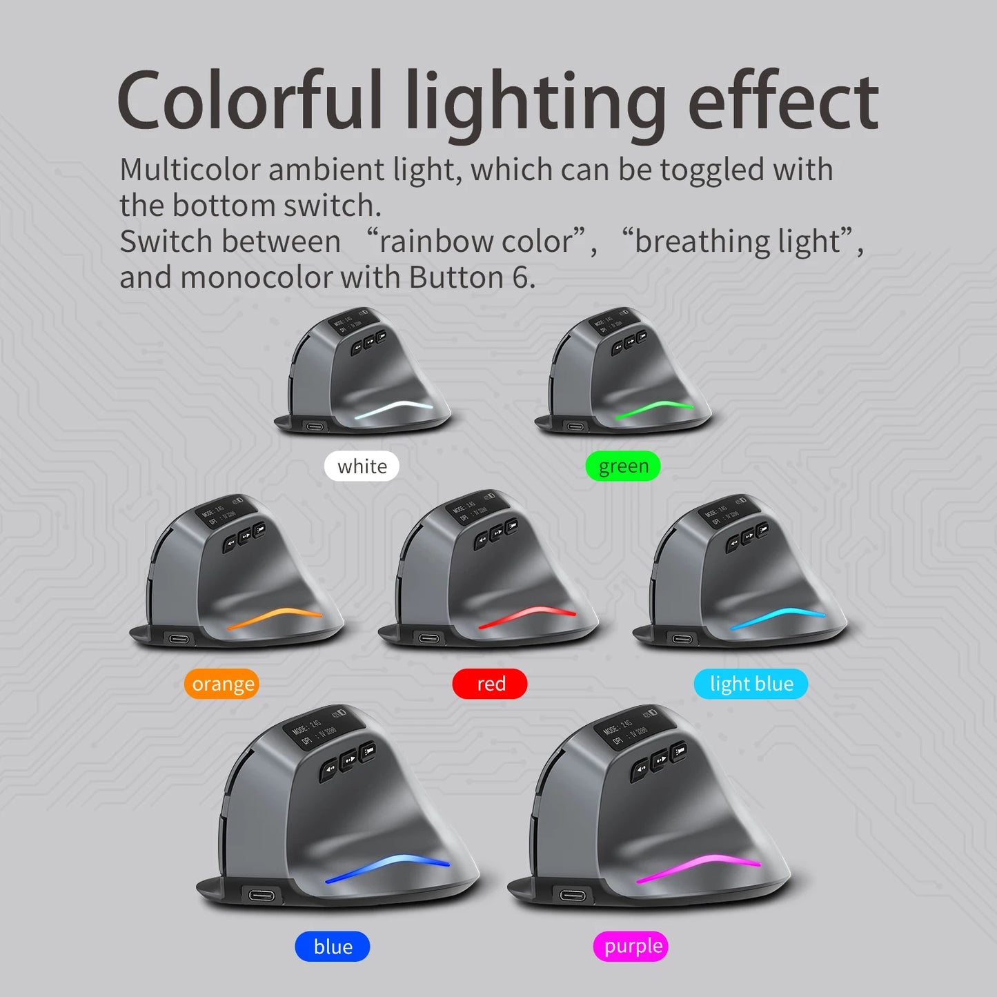 Lefon F33/F26C/F35B Trackball Mouse/ Bluetooth Ergonomic Mouse 2.4G Wireless Rechargeable Rollerball Mice for PC Office Drawing