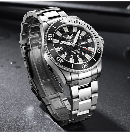 Yelang V1217 42mm Japan Eco-Drive Solar Watch Men's Watch 300M Diver Watch 30ATM Professional Waterproof Sapphire Luminous