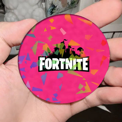 Game F-Fortnite-Logo-Druck für Laser-Abzeichen, Ansteckpin für Rucksack, Kleidung, Hut, Broschen-Dekoration, Kunstgeschenke