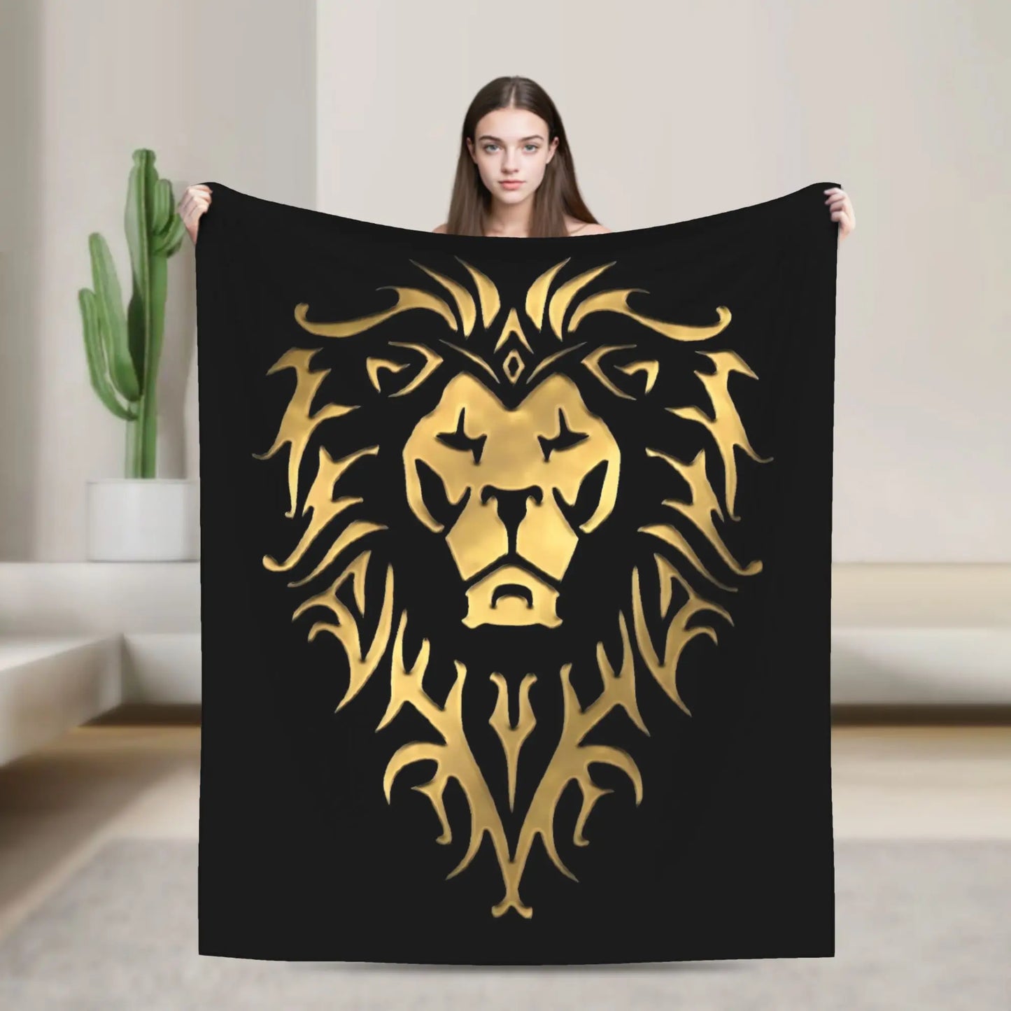 WOW World of Warcraft Arthas Retro Game Blanket  Soft Plush Bedding Throws For Home Decor Travel Flannel Bedspread Bed Cover