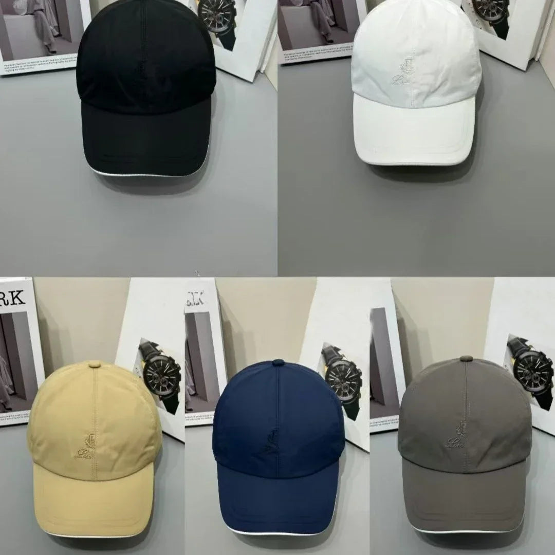 Solid Color Baseball Cap Men Women Fashion All-match Sun Hat