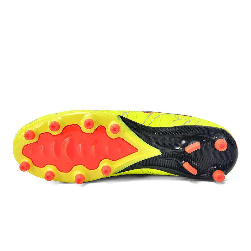 Chaussures de football pour hommes, crampons pour gazon naturel, chaussures de football unisexe, crampons longs « Society Spikes » FG, chaussures de football professionnelles, Chuteira
