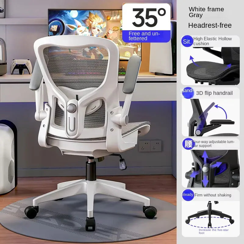 UVR Mesh Staff Office Chair Comfortable Ergonomic Design Armchair Furniture Lift Adjustable Recliner Gaming Computer Chair