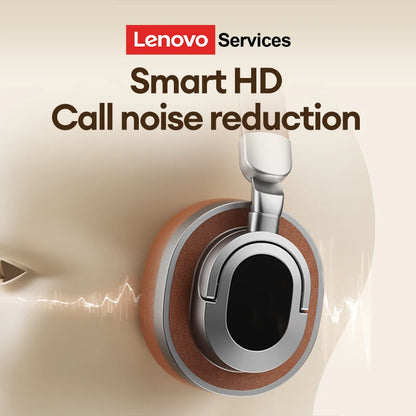 Lenovo LE602 Bluetooth 6.0 Over-Ear Headphones – HiFi Stereo ANC Wireless & Wired Gaming Headset with ENC HD Mic