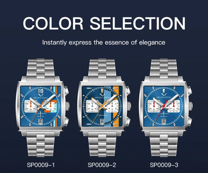 Watches Men 2025 New Hot Watches Luxury Men Quartz Wrist Watch Japan VK64 Chronograph Trendy Sport Waterproof Men's Watch