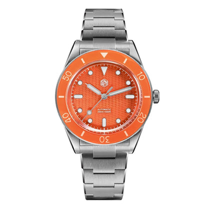 San Martin Official 39mm Guilloche MOP Dial Miyota 90S5 Sport Watch Automatic Mechanical Sapphire Bezel 20 ATM Luminous SN0151