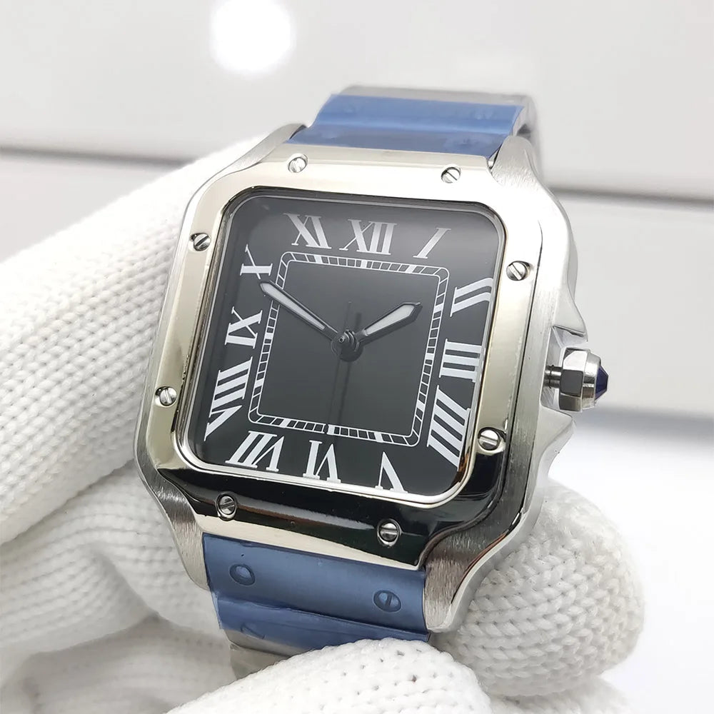 Men's watches Square Case New NH35 watch automatic sports watch waterproof fashion design Japan Miyota NH35 watch reloj hombre