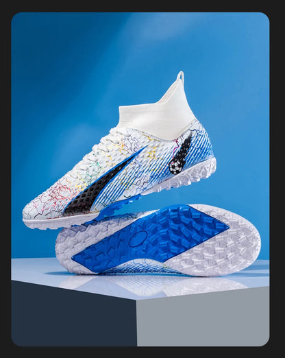 Chaussures de football pour hommes, chaussures de foot pour enfants, crampons de football professionnels pour femmes, chaussures antidérapantes TF/FG, chaussures de sport d'extérieur pour le football