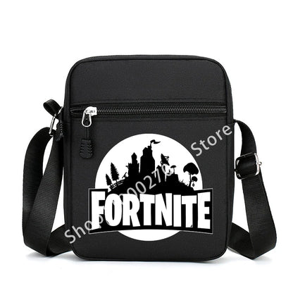 Fortnites Adult Man Cartoon Shoulder Bag Men Anime Crossbody Bags Canvas Square Women Fashion Travel Sport Cute Birthday Gifts