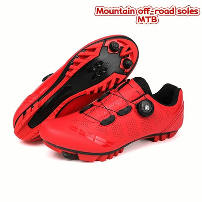 Men's Mountain Bike Shoes MTB, Breathable, Non-Slip, High Hardness, Suitable For Outdoor Road Racing, Mountain Off-Road Riding 37-46