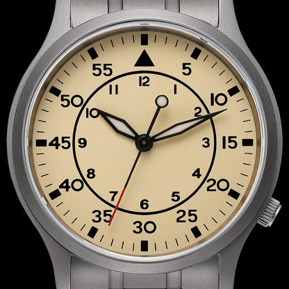 BERNY Titanium Men Wristwatch AR Coat Sapphire Fashion Wristwatch Luminous VH31 Ultra-thin Quartz Watch Waterproof 5ATM Watches