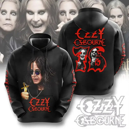 Produit gaming premium Fraquane, Men's Hoodie New Rock Ozzy Osbourne Band 3d Print Hoodies Men Women Fashion Street Hoodie Sweatshirt Women Coat Hip Hop Sudadera