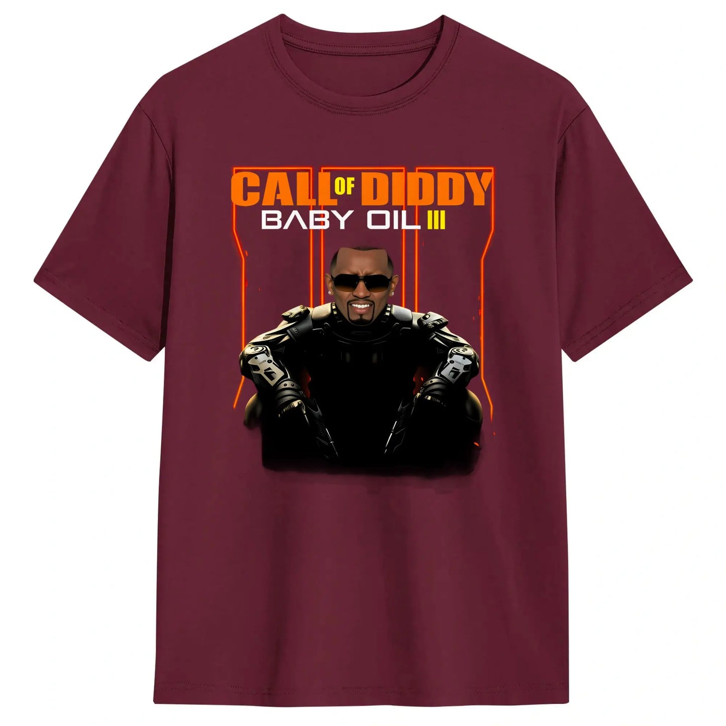 Men Funny Call of Diddy Meme T Shirt  Cotton Clothing Fashion Short Sleeve Crew Neck Tee Shirt Classic T-Shirt