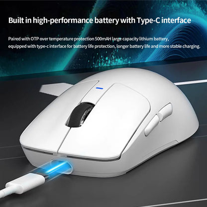 AULA SC680 Wireless Gaming Mouse W/ 26000 DPI PAW3395 Sensor BT 5.0/2.4G/Wired Tri Mode 500mAh Battery For Windows/Mac/PC/laptop