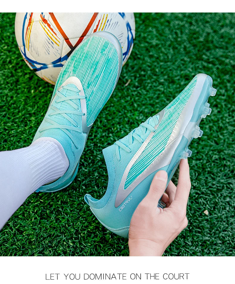 Men New TF Football Boots Sneakers Professional Society Casual Male Soccer Shoes Futsal High Quality Football Shoes Training