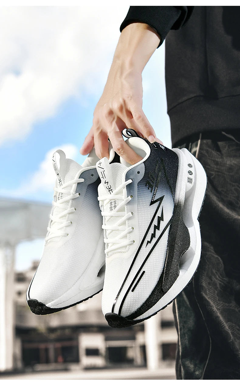 2026 Running Shoes Carbon Board Marathon Men Sports Breathable Lightweight Women's Comfy Athletic Antiskid Sneakers Casual New