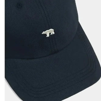 Polar Bear Embroidery Sun Hat Cotton Baseball Cap Lightweight UV Protection for Spring Summer Fall