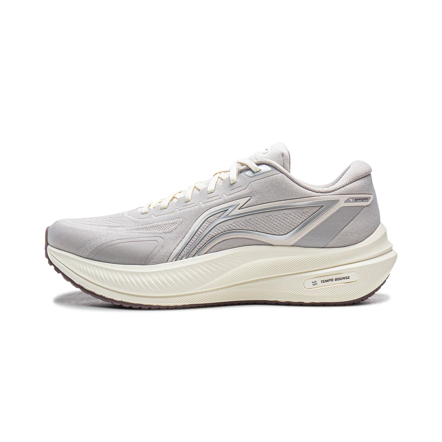 Li-Ning men's YUEYING 5 optimized cushion running shoes with wide toe box, TEMPO BOUNSE reflective Li-Ning sneakers, models ARHV015 and ARHW003