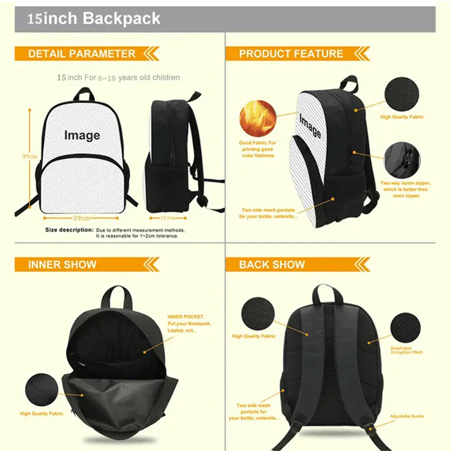 FORTNITE 3Pcs Lightweight Backpack With Front Pocket,Crossbody Bag&Pencil Case For Age 6-10 Boys Girls,Free 3D Printed Keychain