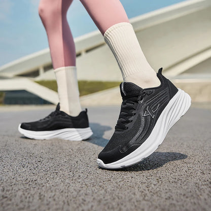 XTEP Running Shoes For Women 2025 Summer New Elastic Comfortable Wear-Resistant Training Professional Sports Shoes 875318110013
