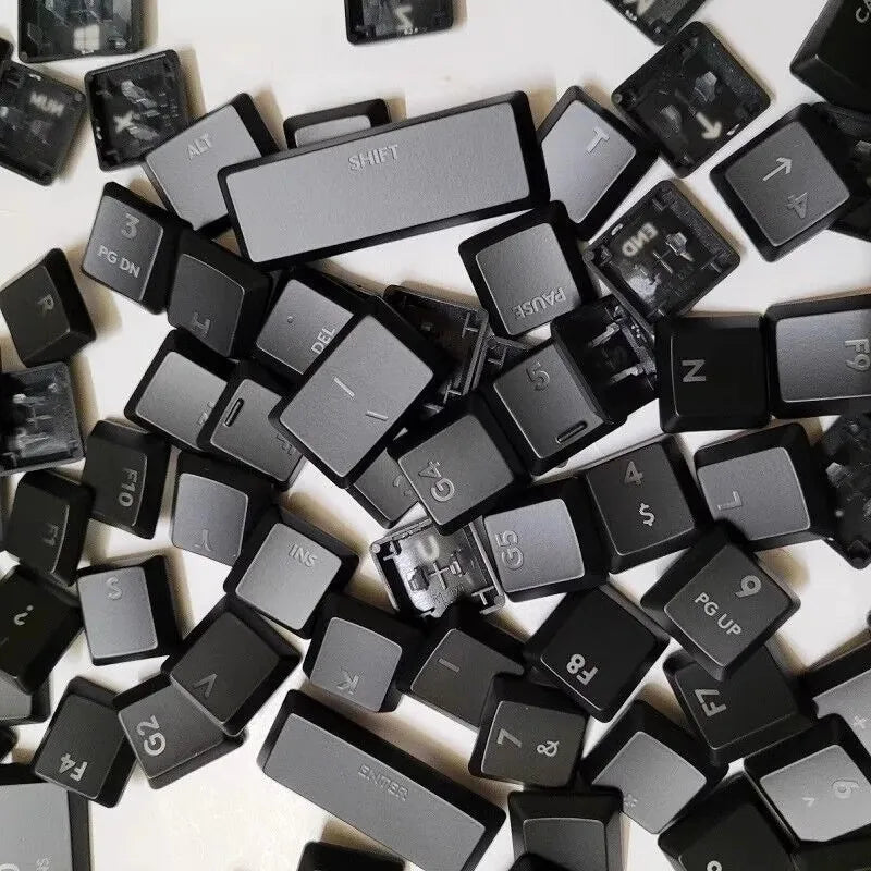 Keycap testurizzato antiscivolo trasparente retroilluminato G915 913 TKL G815 G813, compatibile con tastiera meccanica Logitech