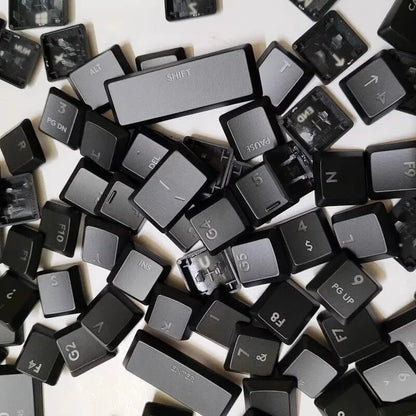 Keycap testurizzato antiscivolo trasparente retroilluminato G915 913 TKL G815 G813, compatibile con tastiera meccanica Logitech
