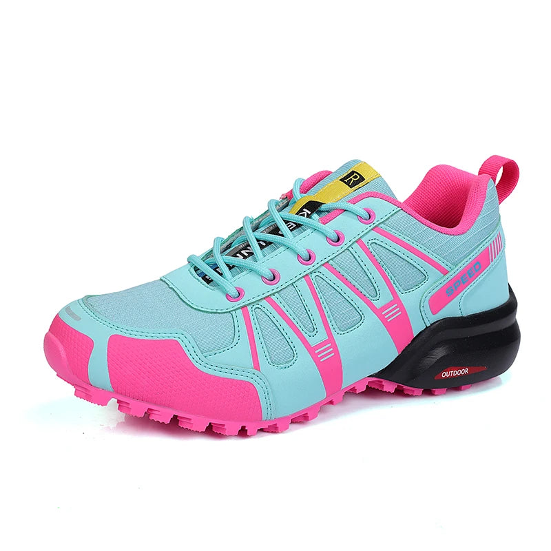 Women's Hiking Shoes Waterproof Outdoor Sports Shoes Women's Walking Travel Sports Shoes Bicycle Sports Shoes Running Shoes
